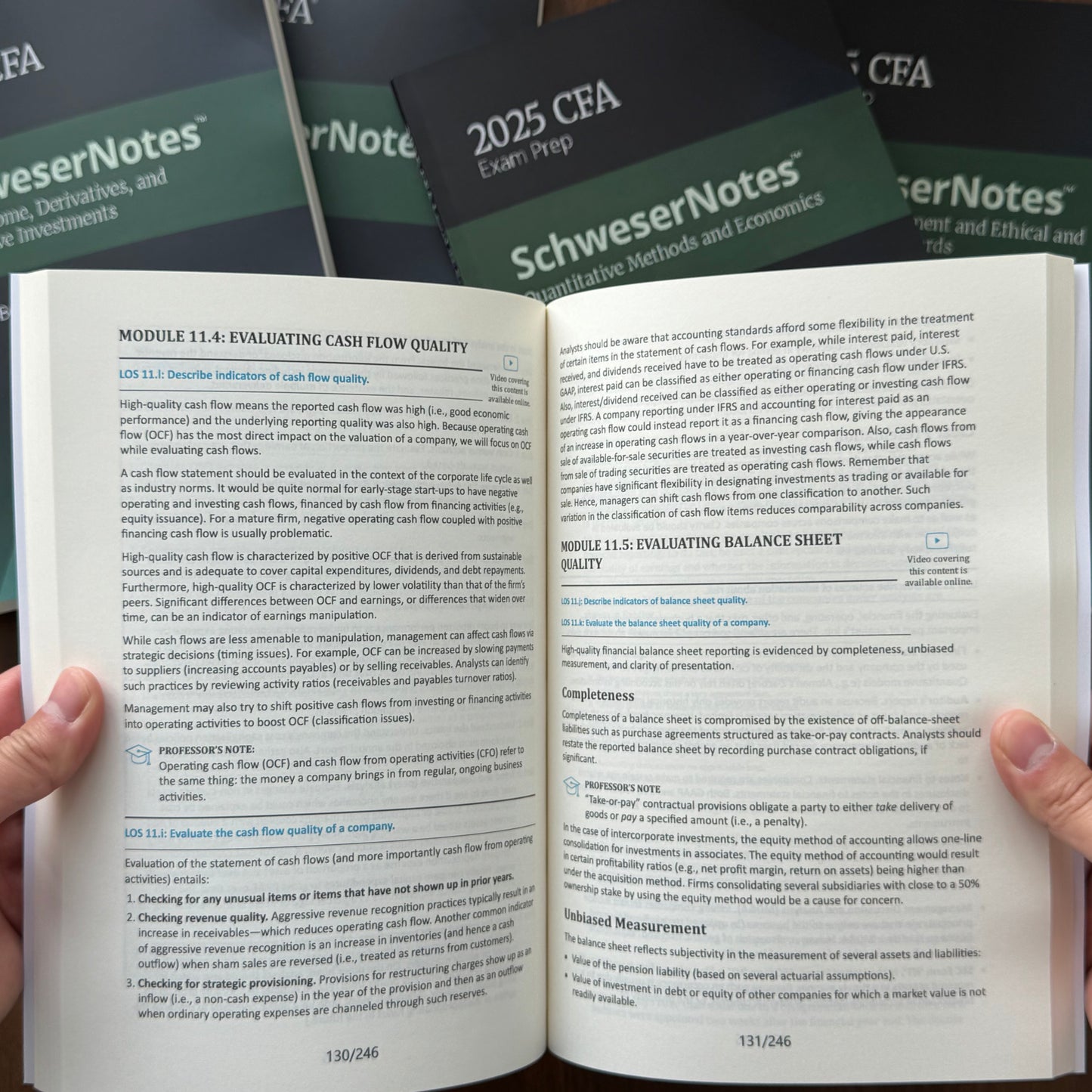 2025 CFA Level 2 Schweser Notes Exam Prep:Quantitative Methods,Financial Statement Analysis,Equity,Fixed Income