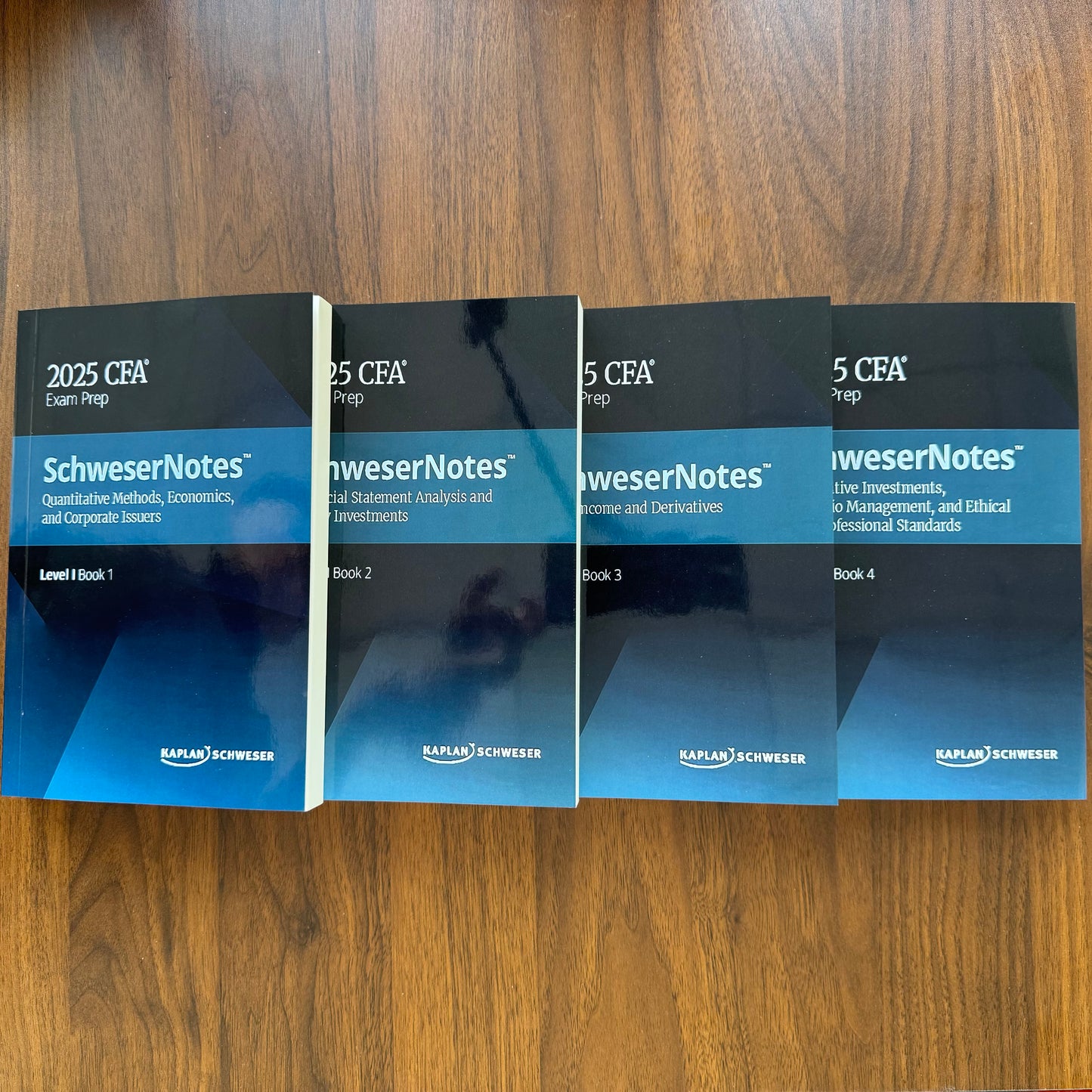 2025 CFA Level 1 SchweserNotes Fimancial Statement Analysis and Equity Investments,Quantitative Methods, English Notes Books