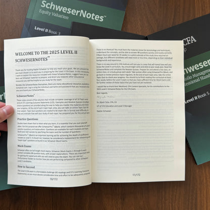 2025 CFA Level 2 Schweser Notes Exam Prep:Quantitative Methods,Financial Statement Analysis,Equity,Fixed Income