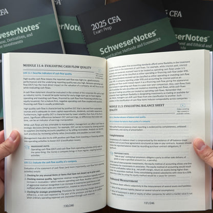 2025 CFA Level 2 Schweser Notes Exam Prep:Quantitative Methods,Financial Statement Analysis,Equity,Fixed Income