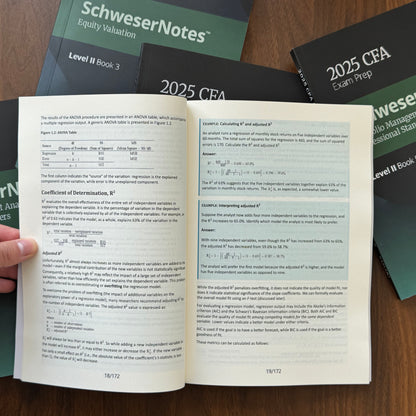 2025 CFA Level 2 Schweser Notes Exam Prep:Quantitative Methods,Financial Statement Analysis,Equity,Fixed Income
