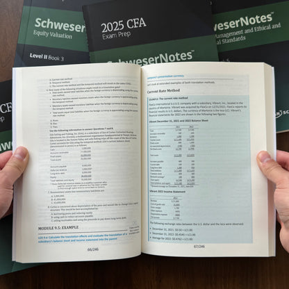 2025 CFA Level 2 Schweser Notes Exam Prep:Quantitative Methods,Financial Statement Analysis,Equity,Fixed Income