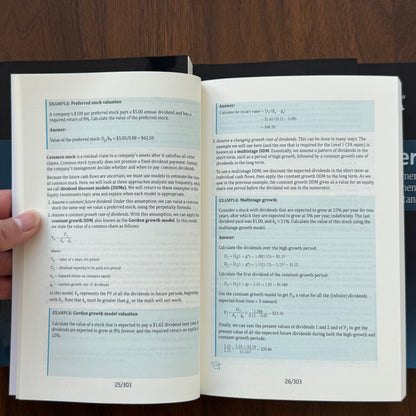 2025 CFA Level 1 SchweserNotes Fimancial Statement Analysis and Equity Investments