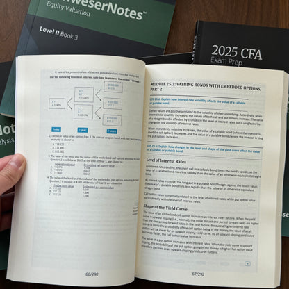 2025 CFA Level 2 Schweser Notes Exam Prep:Quantitative Methods,Financial Statement Analysis,Equity,Fixed Income