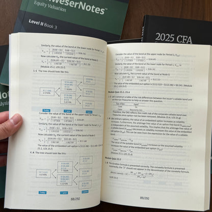 2025 CFA Level 2 Schweser Notes Exam Prep:Quantitative Methods,Financial Statement Analysis,Equity,Fixed Income
